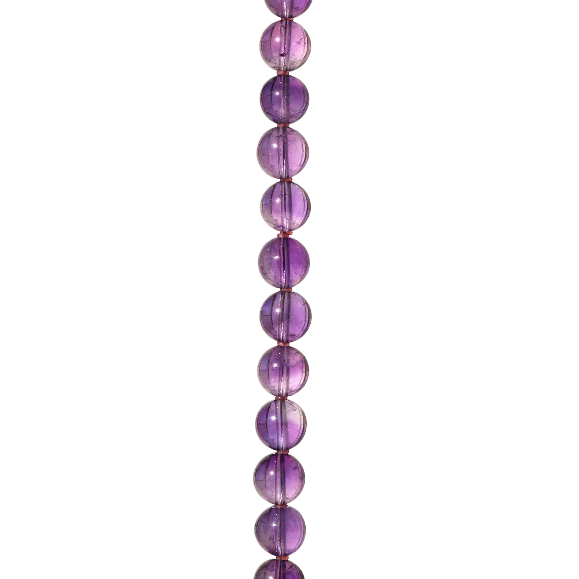 Needles Necklace Amethyst Purple