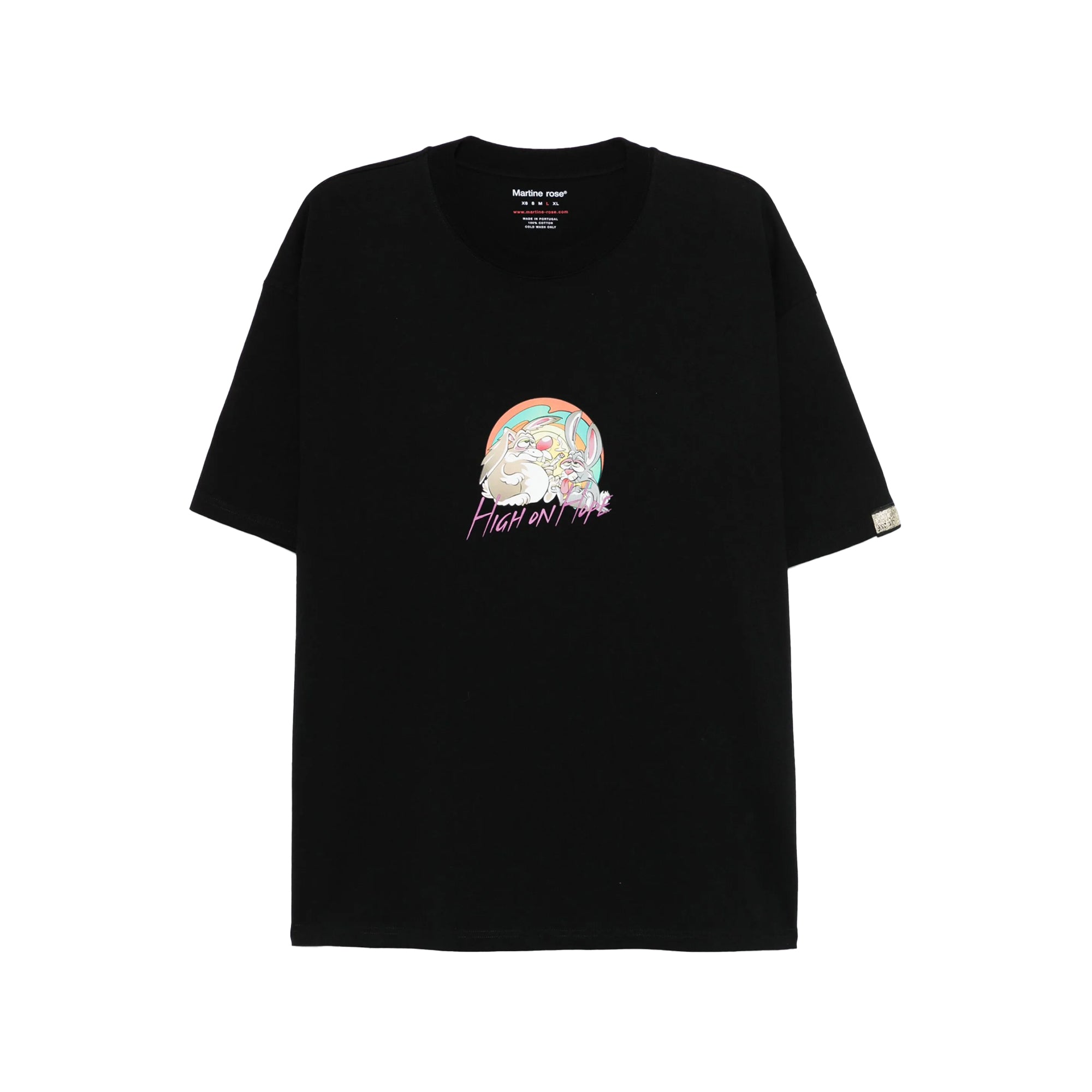 Martine Rose Oversized T-Shirt Black High On Hope