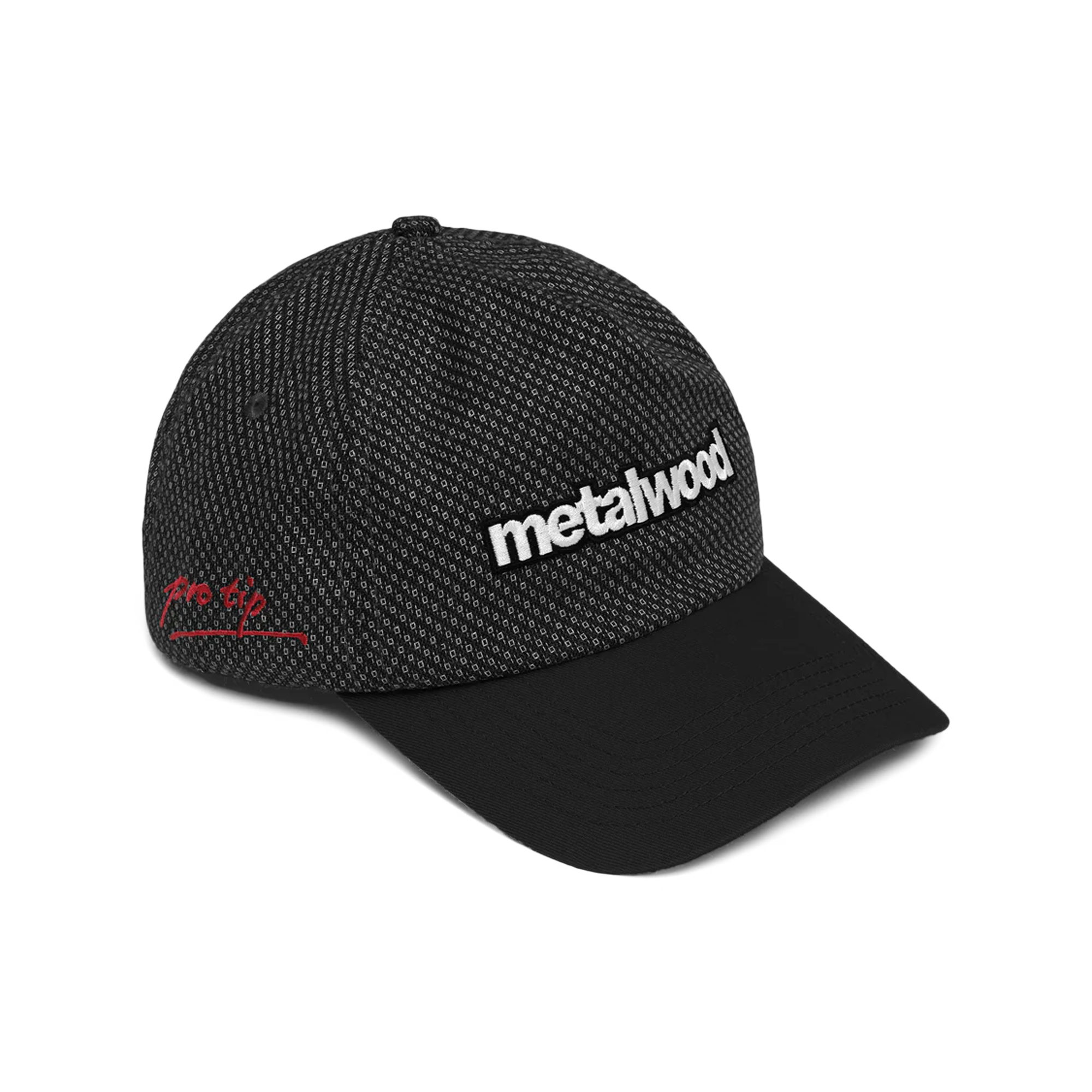 Metalwood Pro Tip Snapback Hat Black