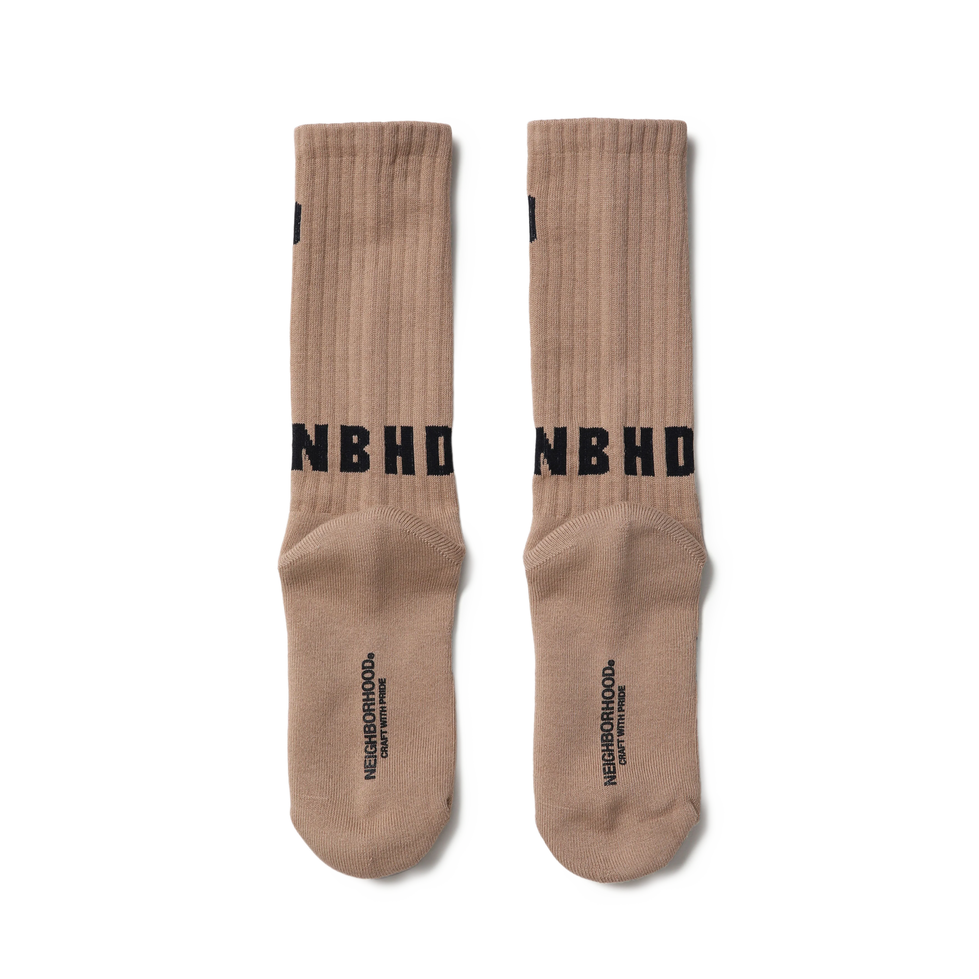 Neighborhood Scatter Logo Socks Khaki 252WINH-UWM02