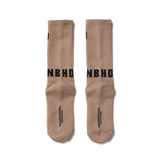 Neighborhood Scatter Logo Socks Khaki 252WINH-UWM02