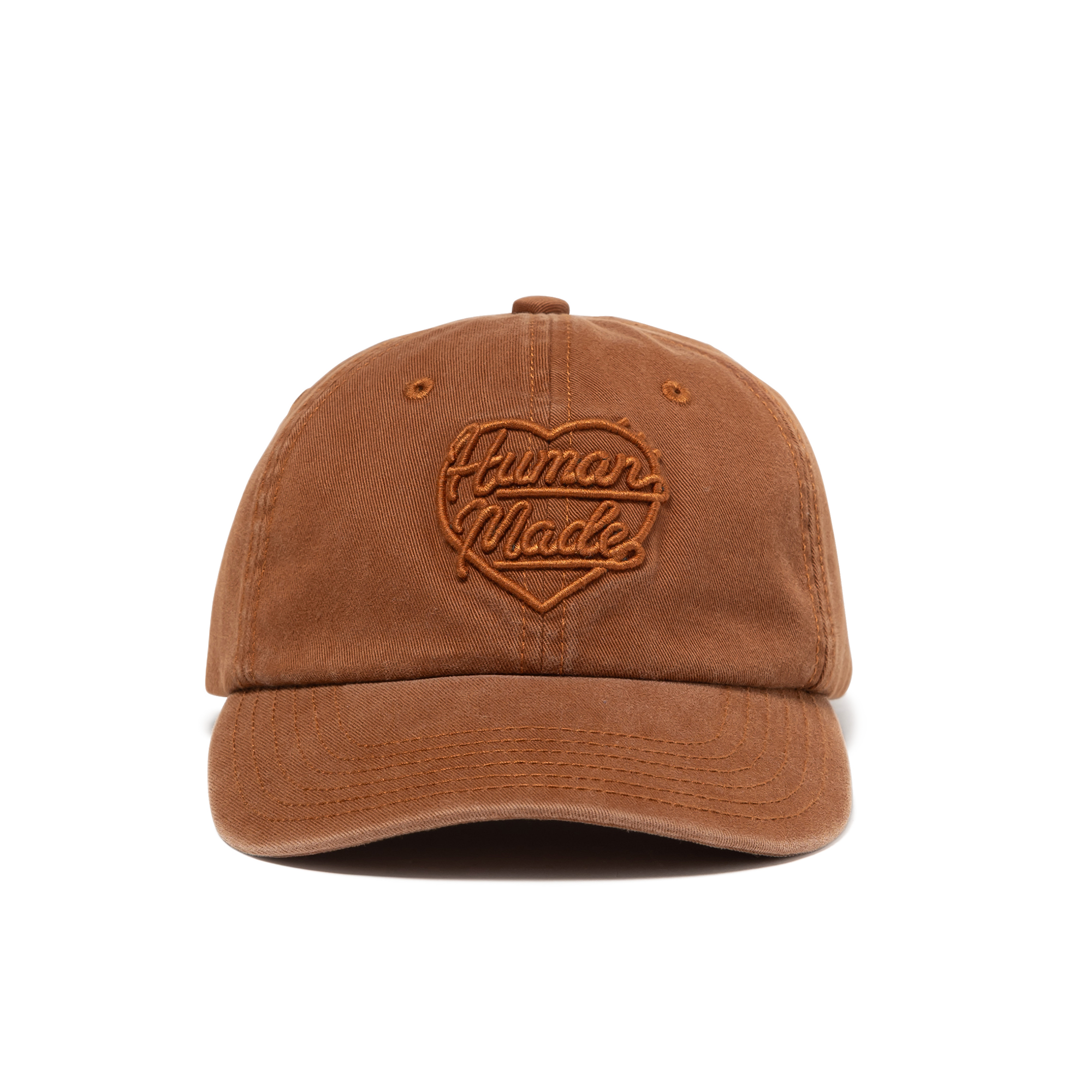Human Made 6-Panel Twill Cap Brown HM31GD021