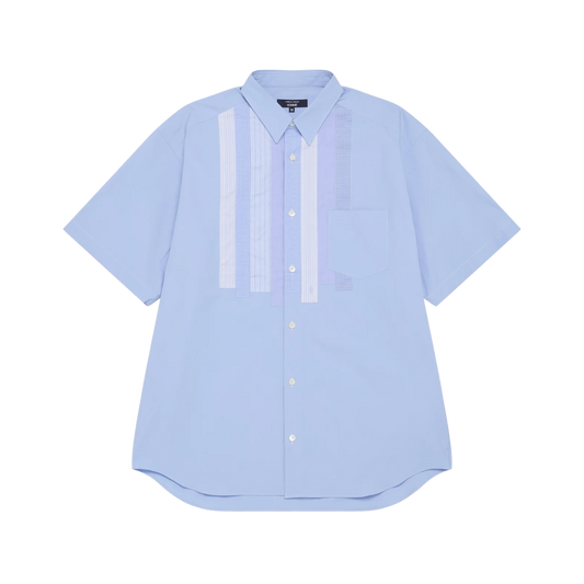 Comme des Garcons Homme Mix Panel Shirt HQ-B017-051 Saxe