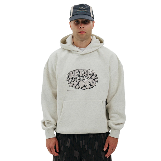 Metalwood Stonehenge Hooded Sweatshirt Heather Grey