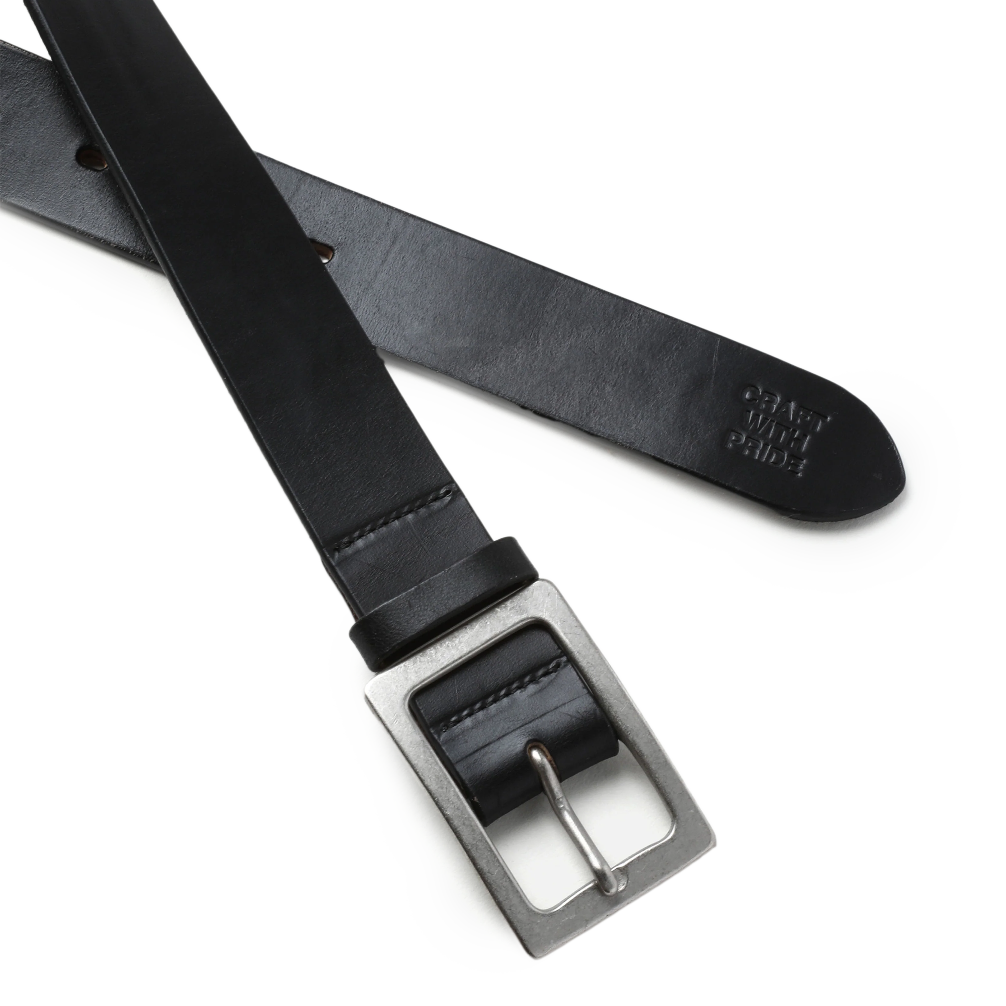 Neighborhood Leather Belt Black