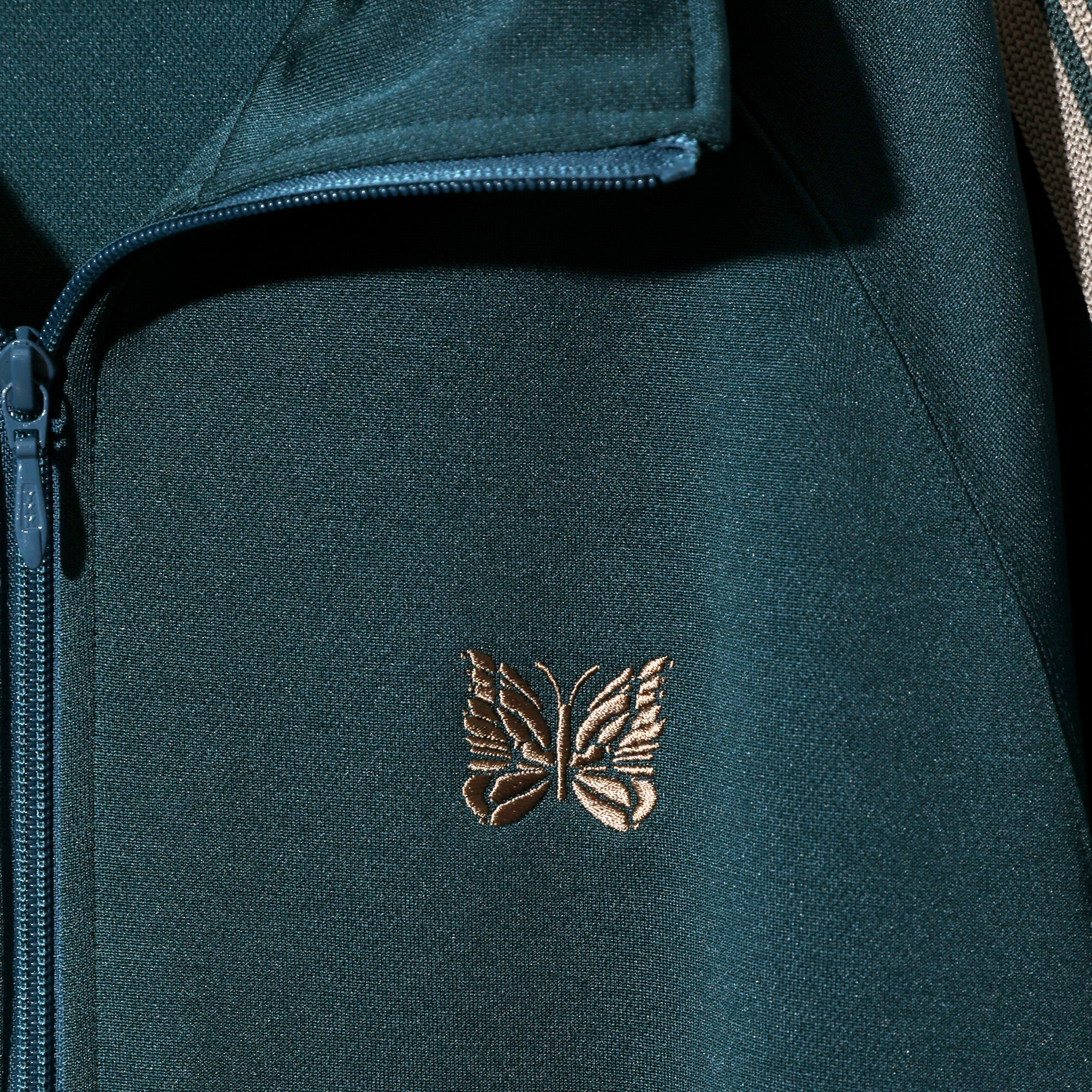 Needles Track Jacket Poly Smooth Green