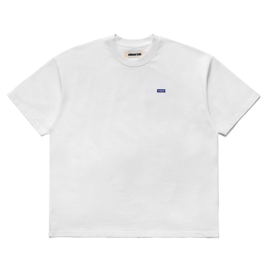 Metalwood Heavyweight Mini Metal Logo T-Shirt White