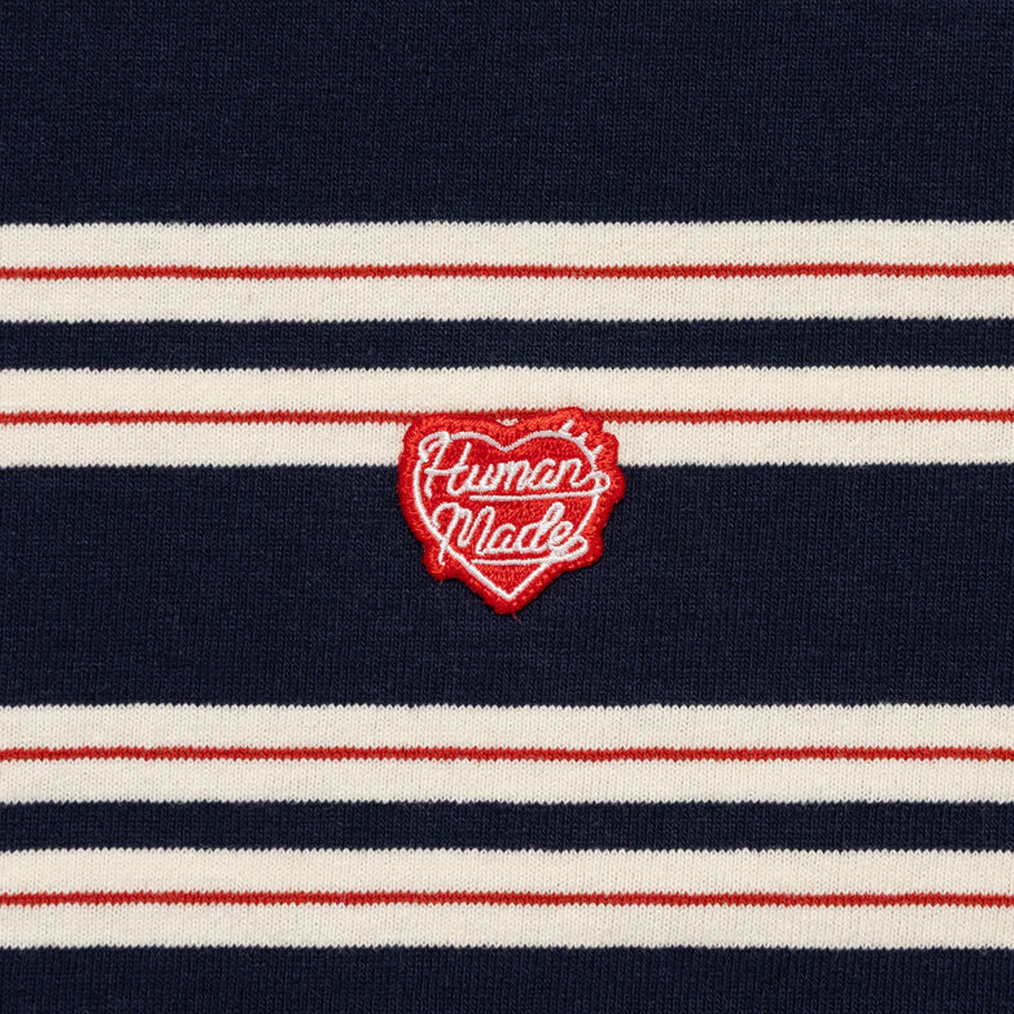 Human Made Striped T-Shirt Navy HM31CS022