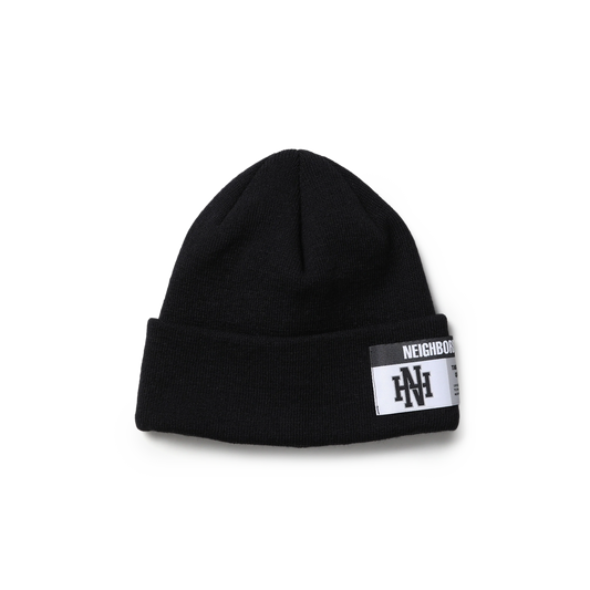 Neighborhood Beanie Black 252YGNH-HT01