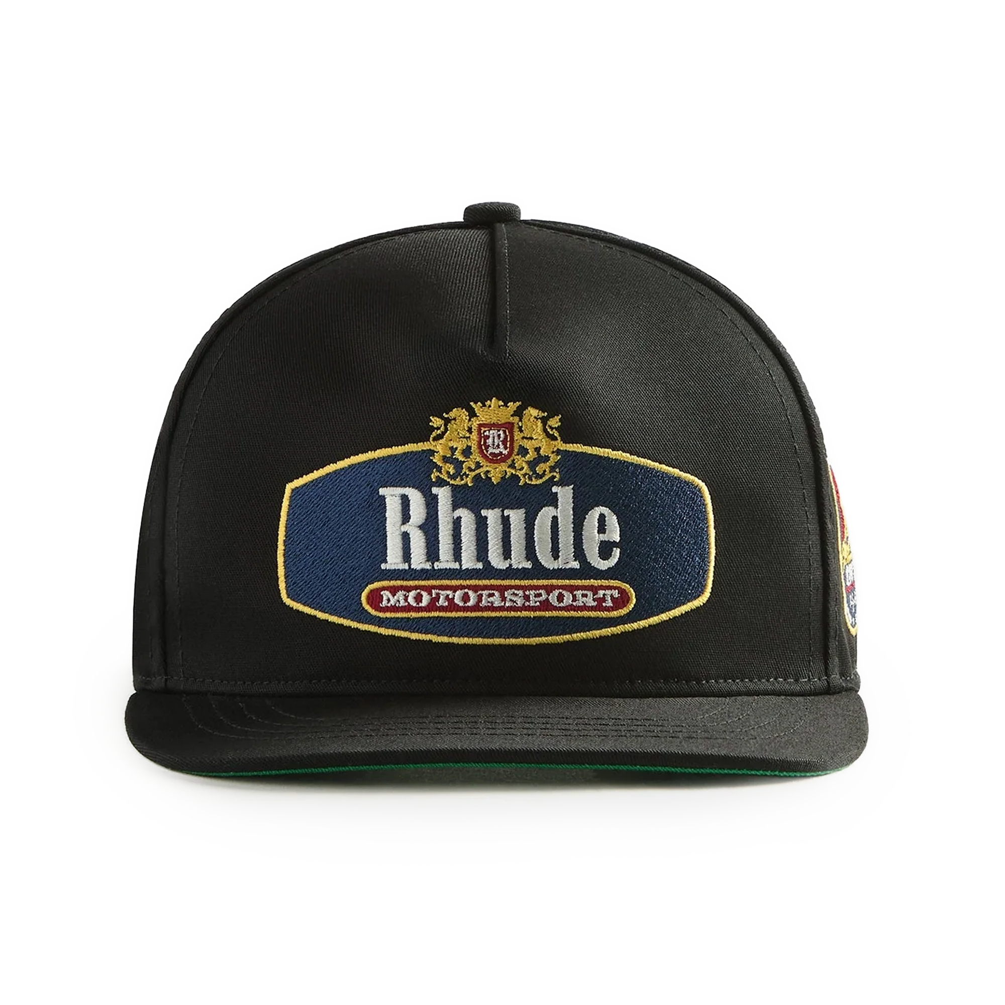 R H U D E Racing Crest Hat Black/Navy