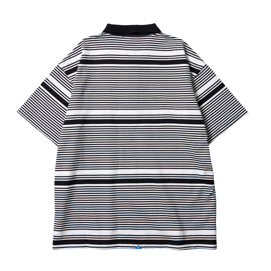 Liberaiders Multi Stripe Polo Shirt Black