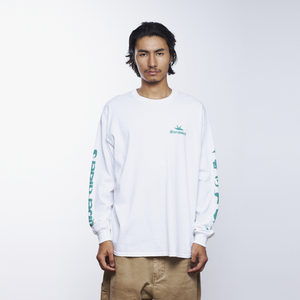 Liberaiders Sleeve Logo Long Sleeve T-Shirt White