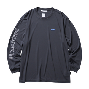 Liberaiders OG Logo Long Sleeve Dry T-Shirt Gray