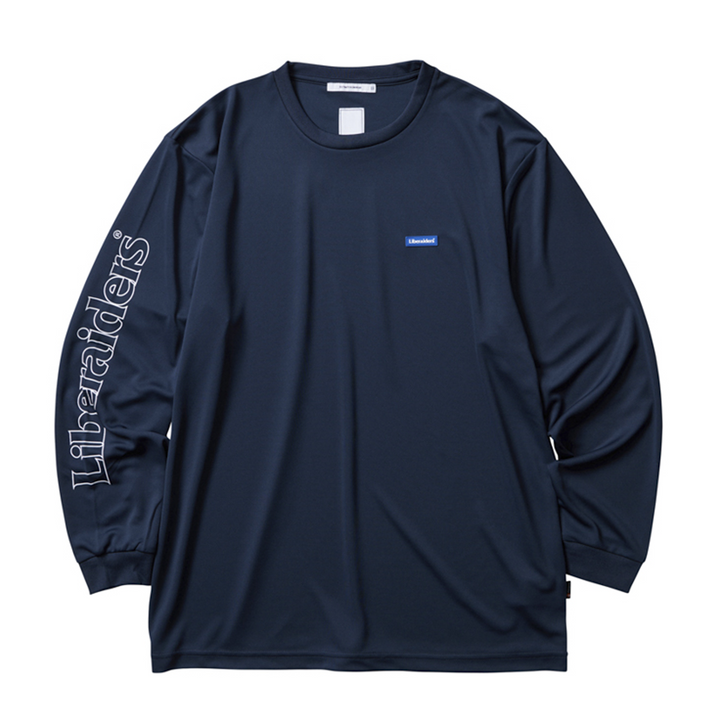 Liberaiders OG Logo Long Sleeve Dry T-Shirt Navy