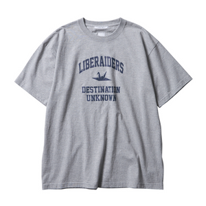 Liberaiders College Logo T-Shirt Gray