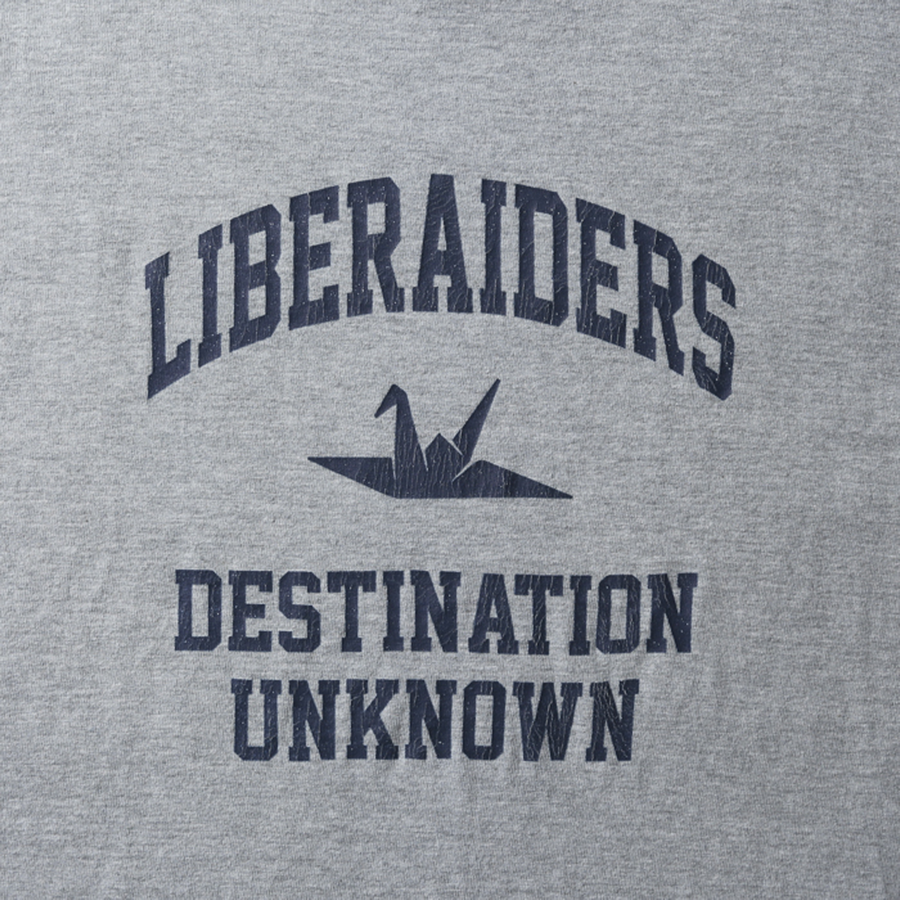 Liberaiders College Logo T-Shirt Gray