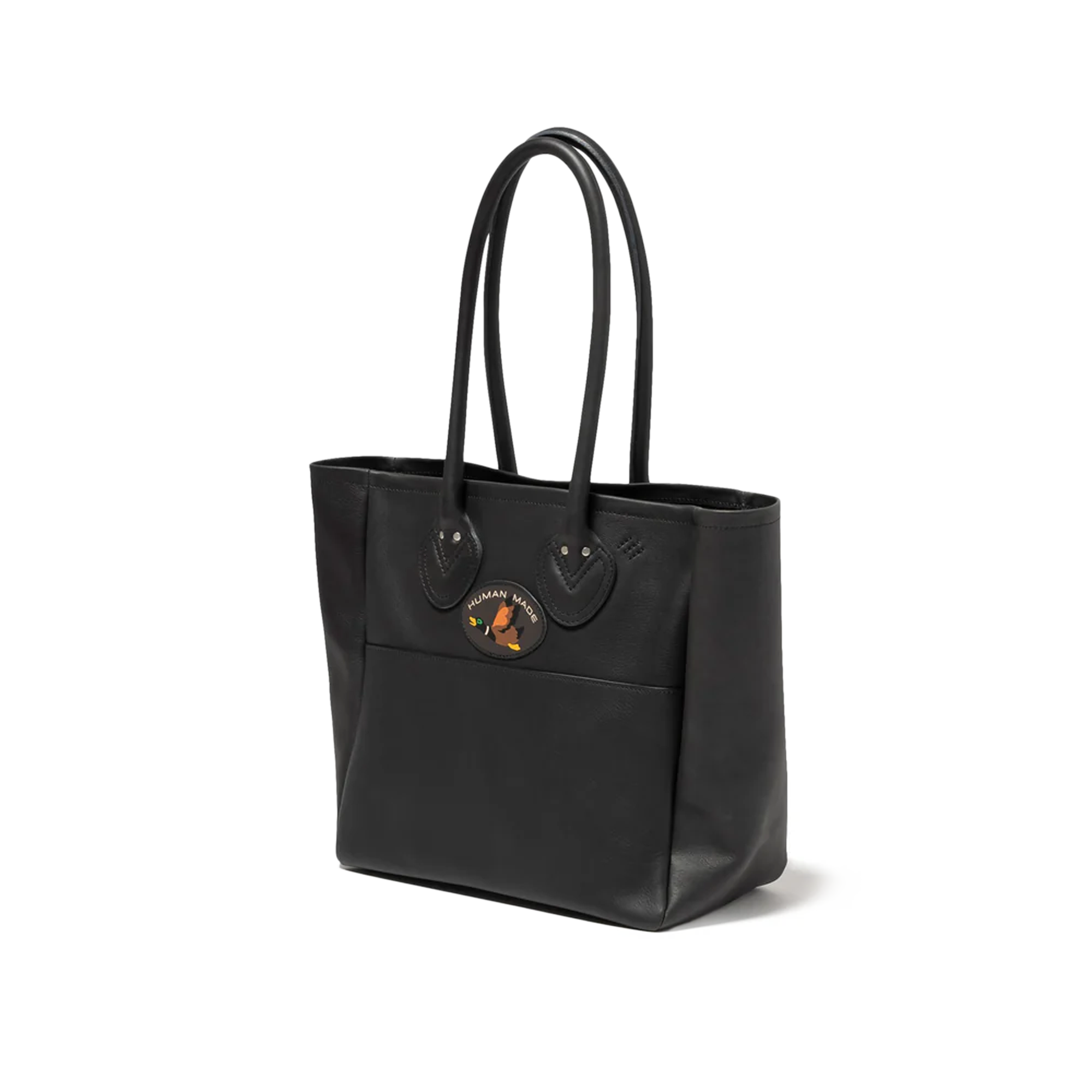 Human Made Leather Tote Black HM30GD091
