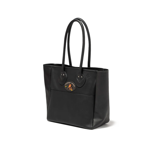 Human Made Leather Tote Black HM30GD091