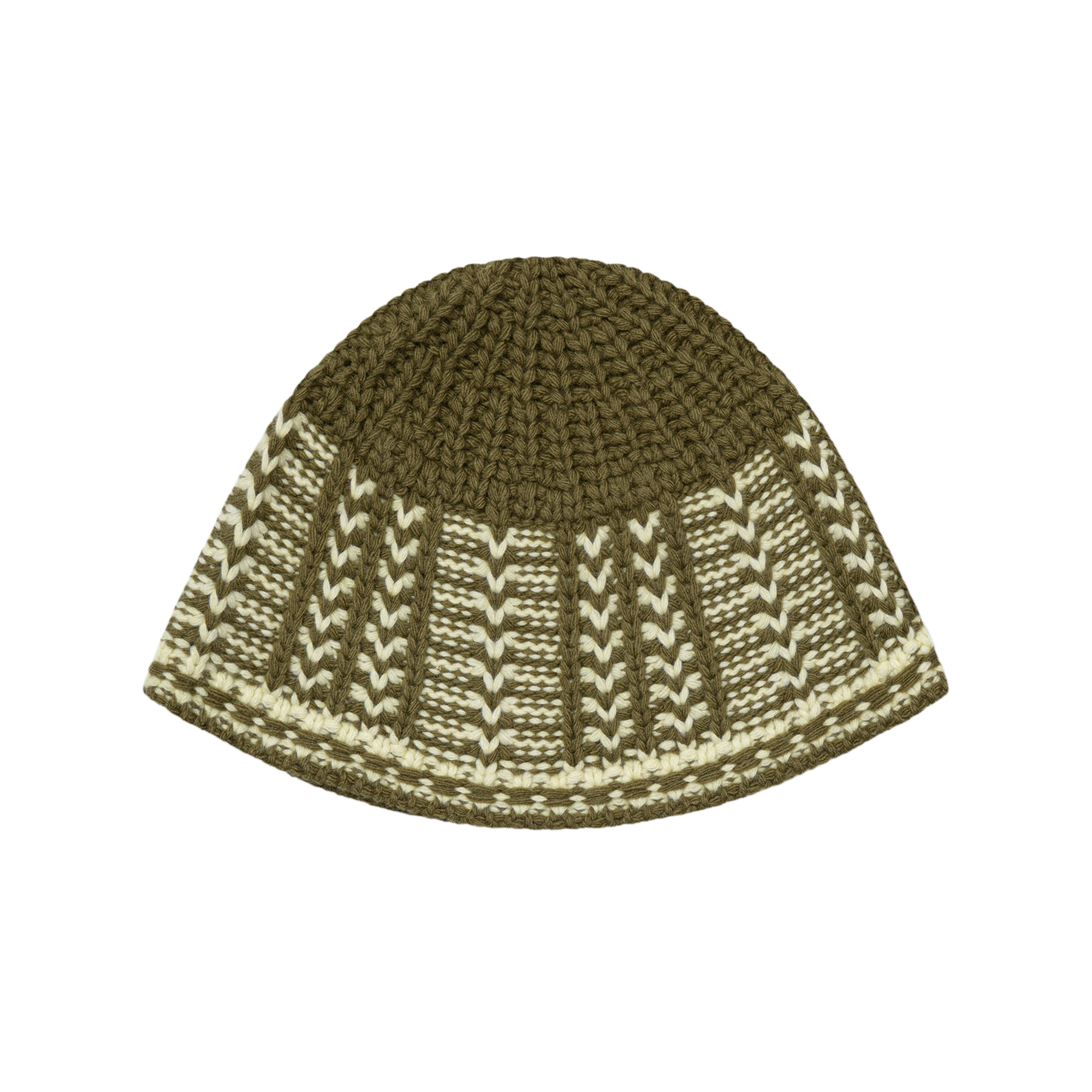 Low Classic Women's Jacquard Knit Beanie Khaki