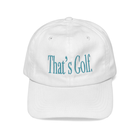 Metalwood That's Golf Dad Hat White
