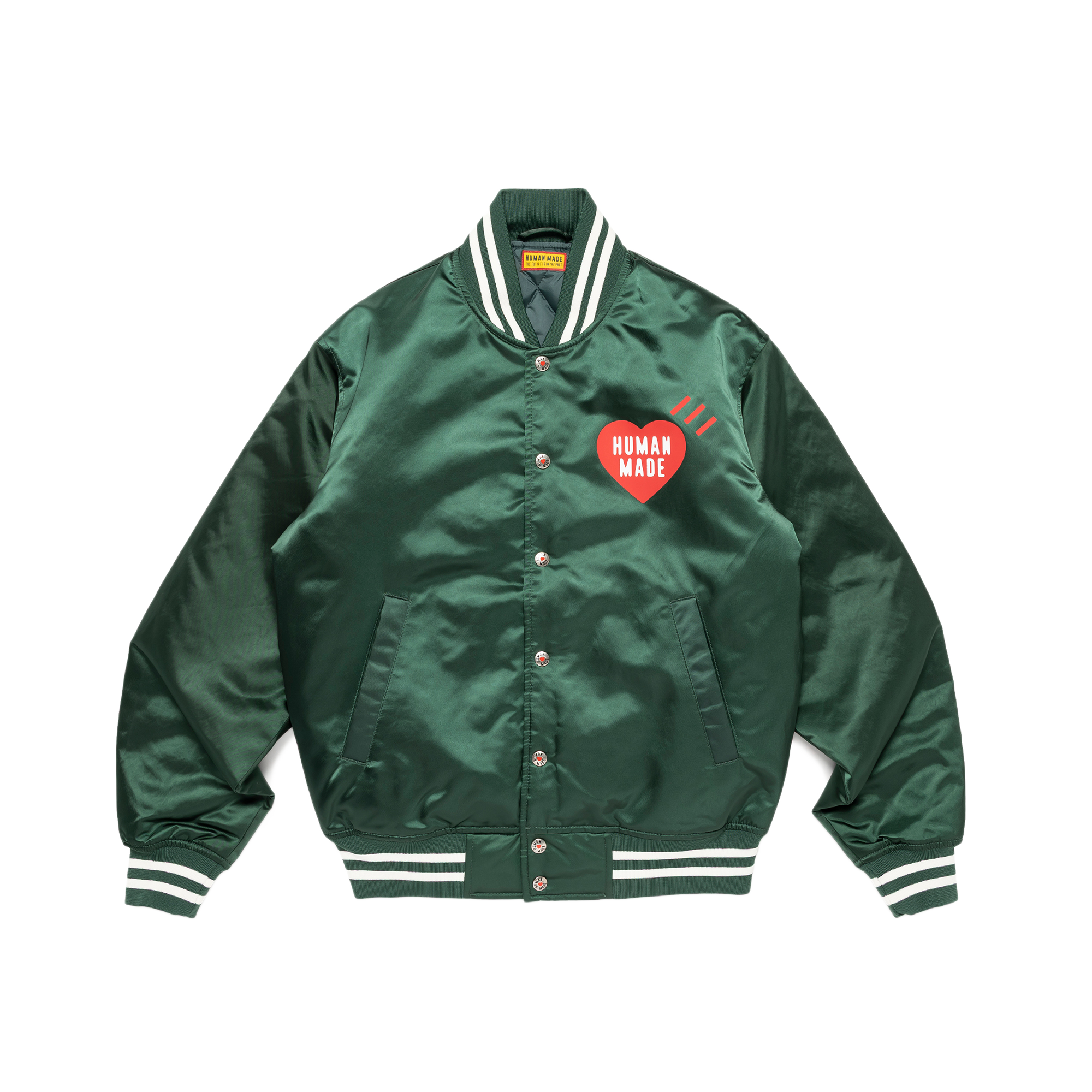 Human Made Nylon Stadium Jacket Green HM30JK038