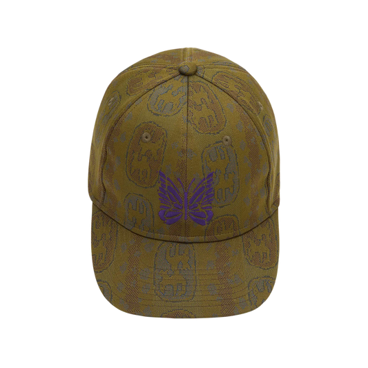 Needles Baseball Cap Poly Jacquard Olive