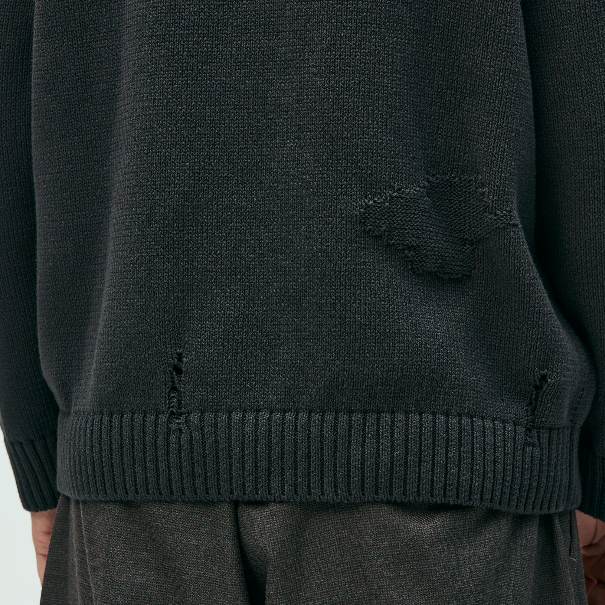 Neighborhood Savage Crewneck Sweater Charcoal