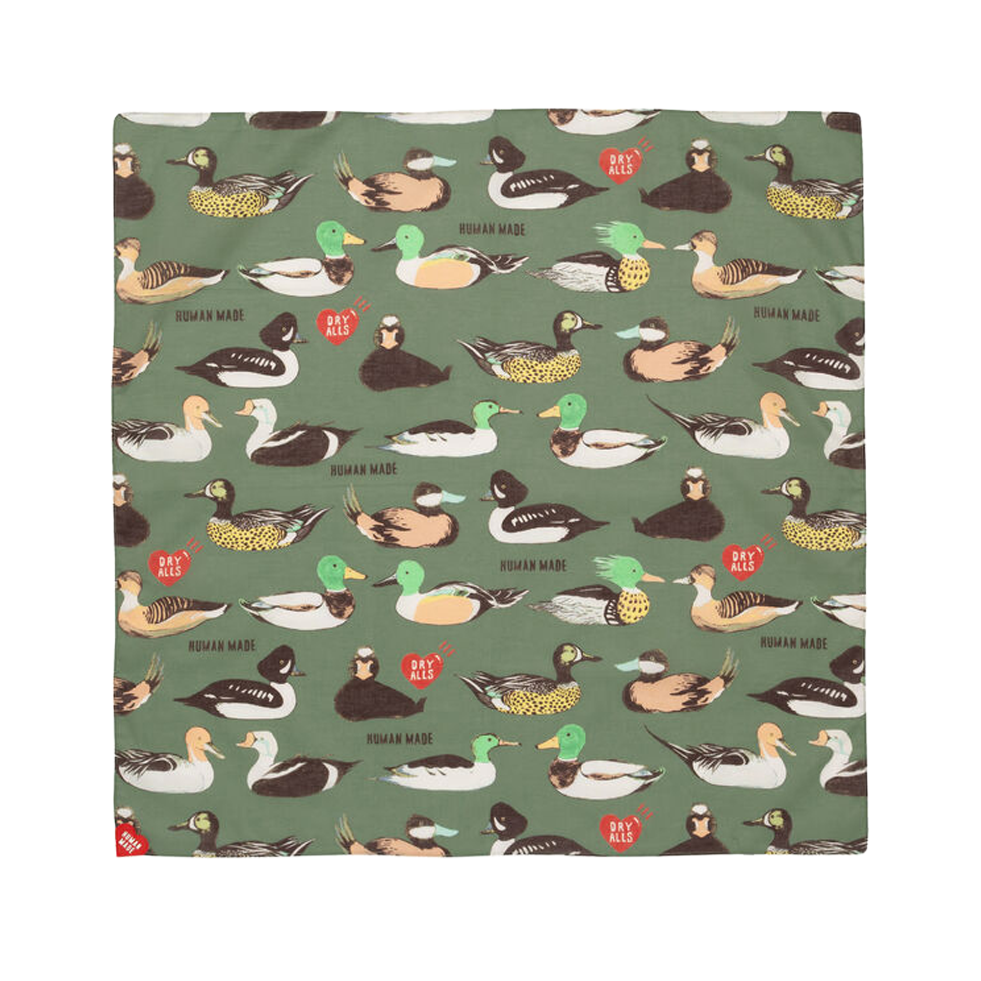 Human Made Big Bandana Olive Drab HM31GD100