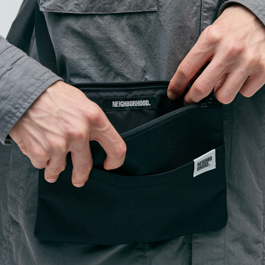 Neighborhood Mini Rectangle Bag Black 252TQNH-CG05