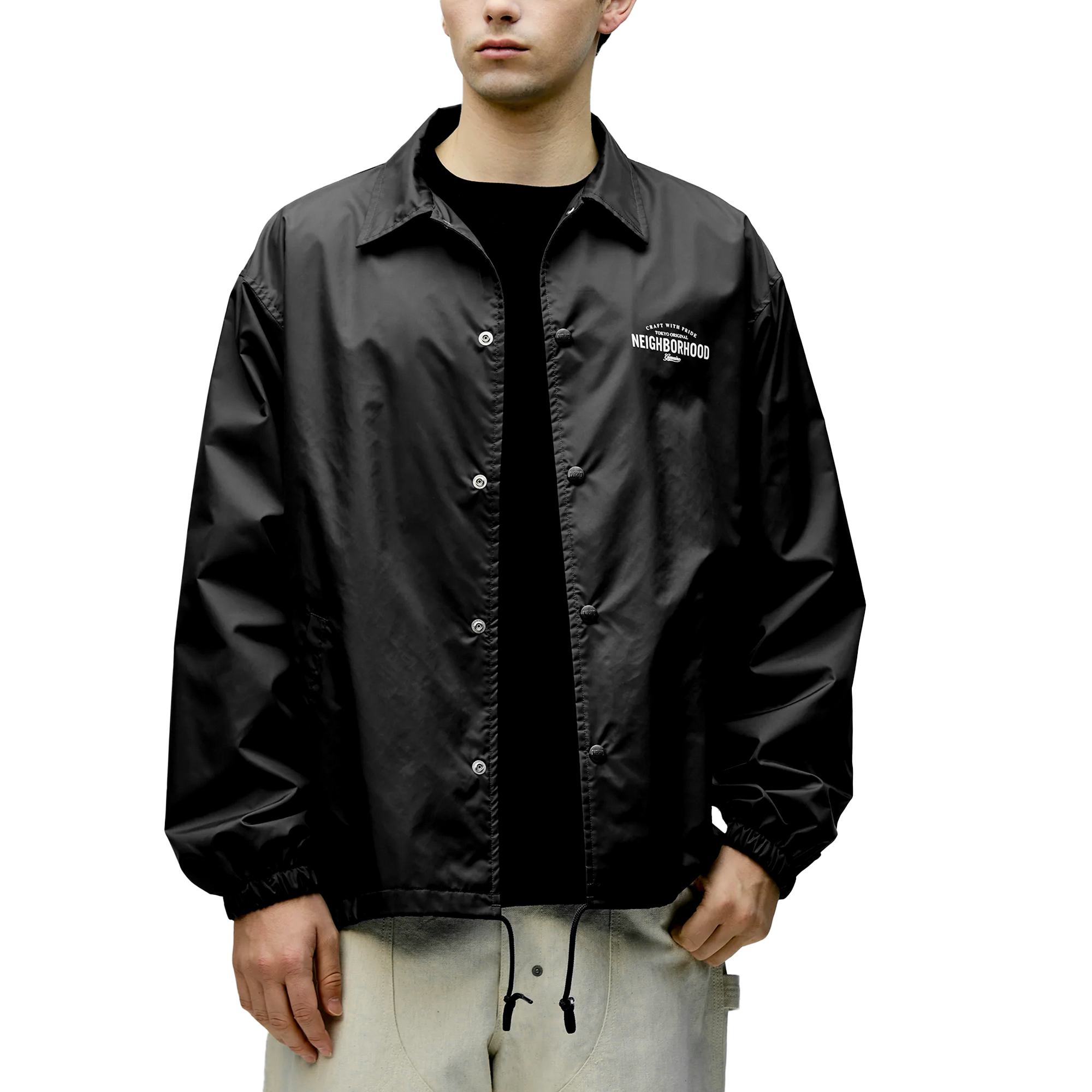 Neighborhood Windbreaker Jacket-1 Black