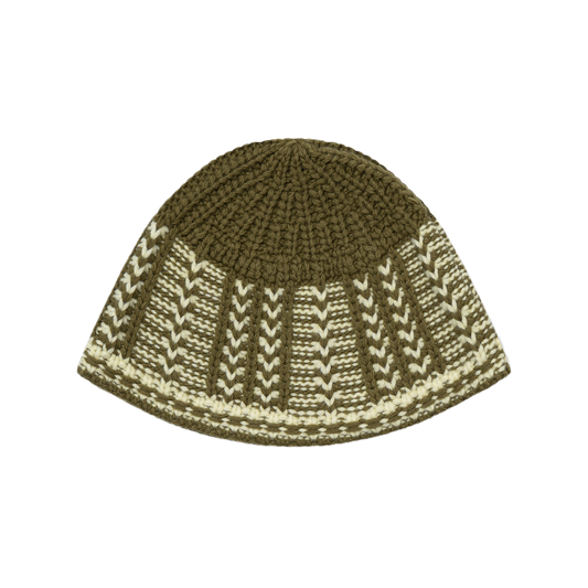Low Classic Women's Jacquard Knit Beanie Khaki