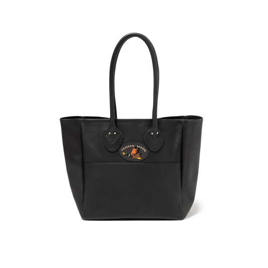 Human Made Leather Tote Black HM30GD091