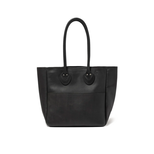 Human Made Leather Tote Black HM30GD091