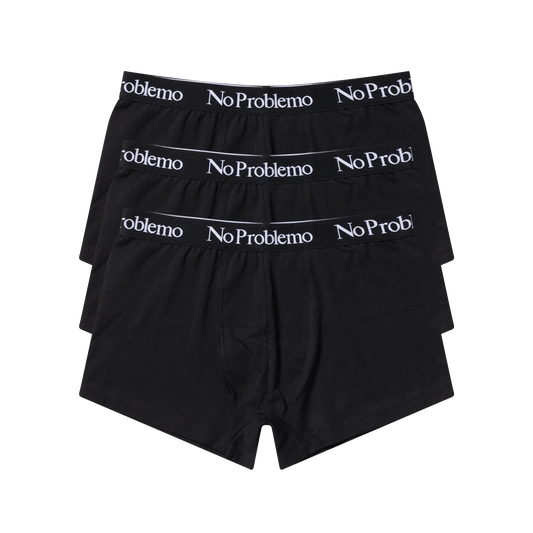 No Problemo Boxer Briefs Black Multi Pack