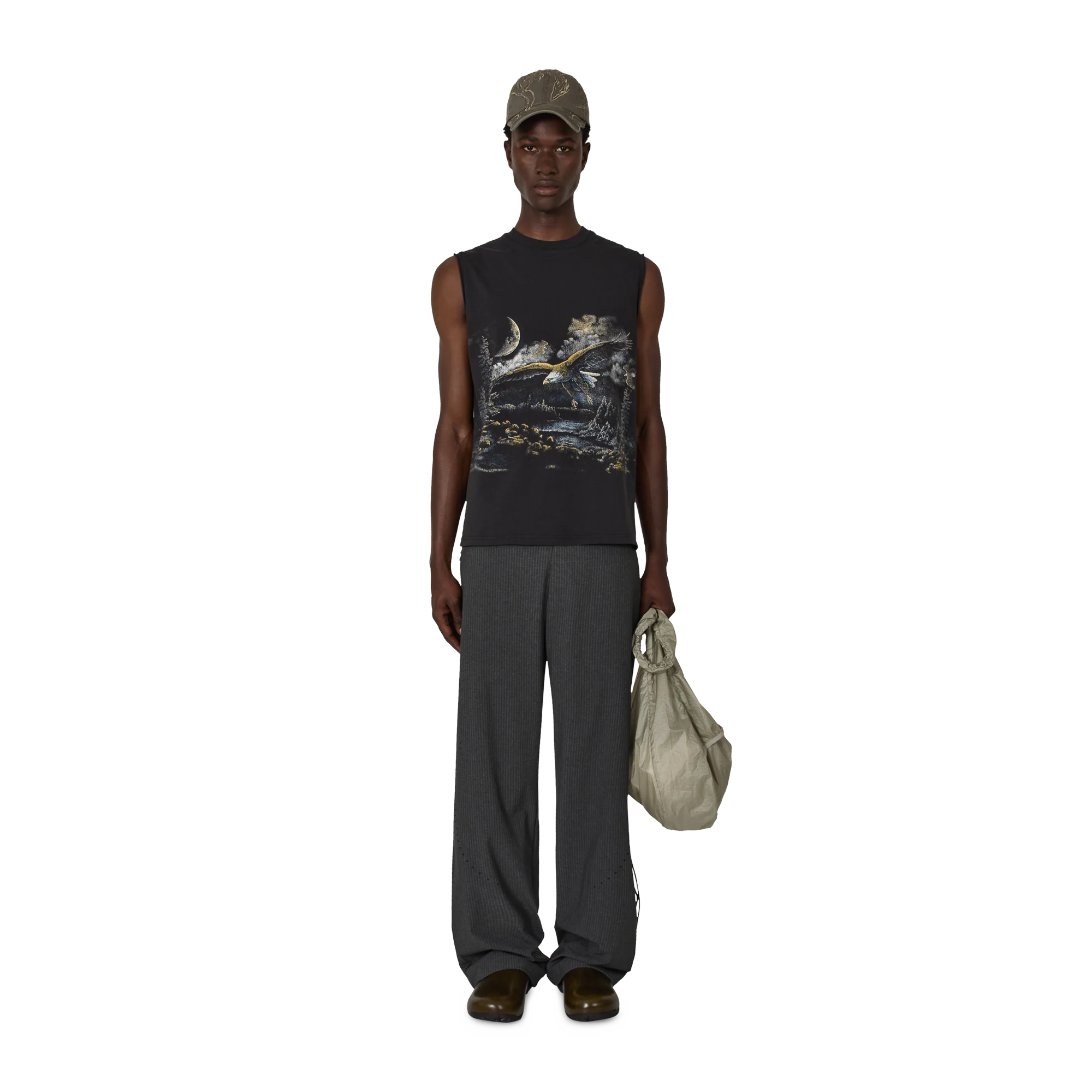 ROA Fai Sleeveless T-Shirt Washed Black