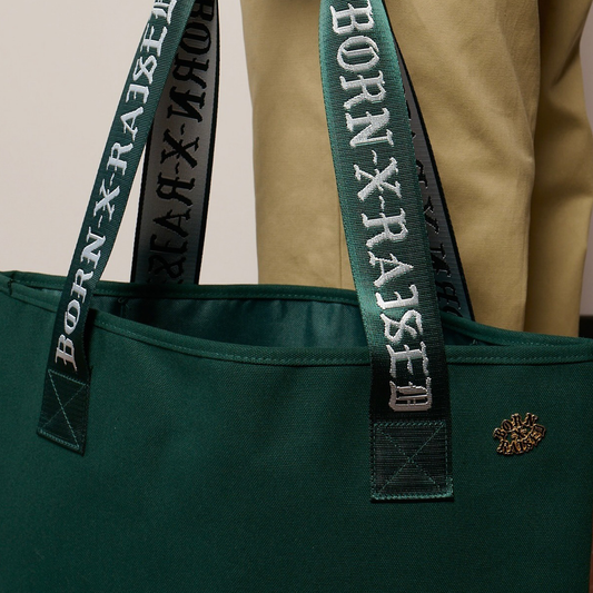 Born x Raised Jumbo Tote Emerald Green