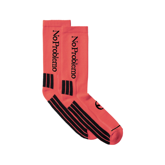 No Problemo Socks Coral