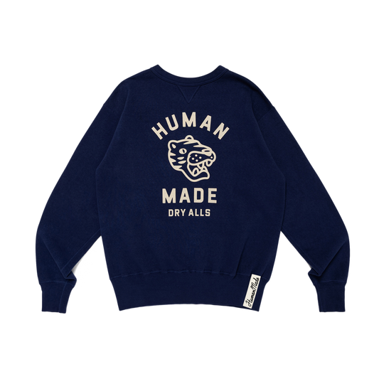 Human Made Tsuriami Sweatshirt Navy HM31CS032
