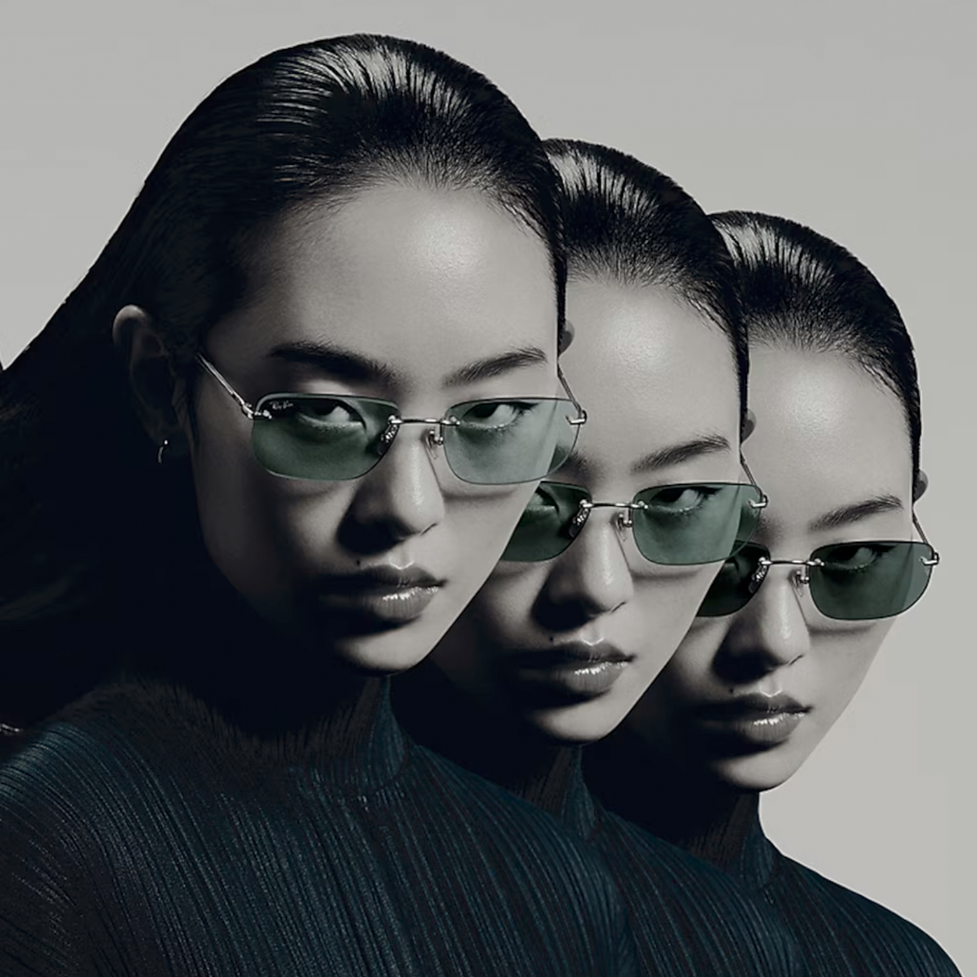 Ray-Ban Transitions Color Touch 0RB3768 Silver/Emerald 003/M156