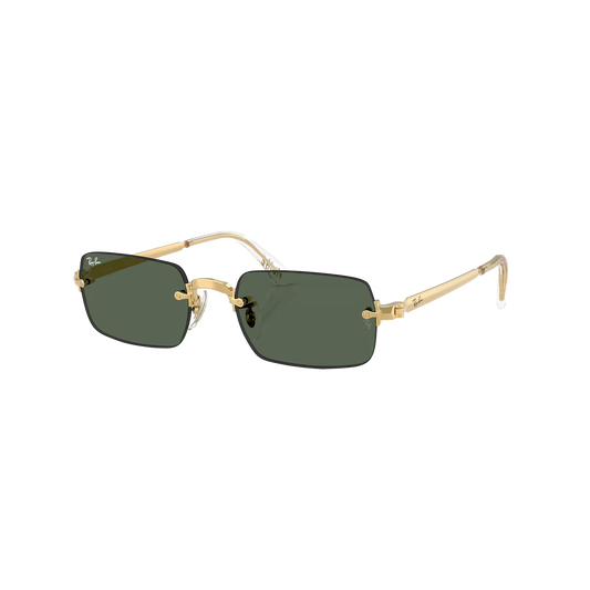 Ray-Ban x A$AP Rocky 0RB3928 Arista Gold/Dark Green 001/7154