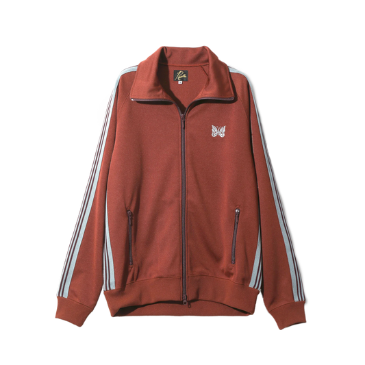 Needles Track Jacket Poly Smooth Rust