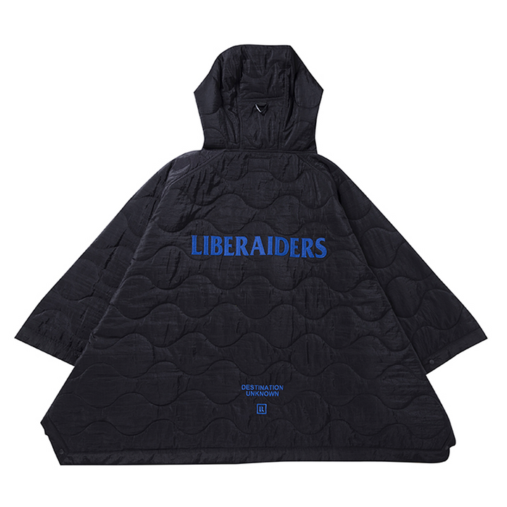 Liberaiders PX Quilted Poncho Black 869072301