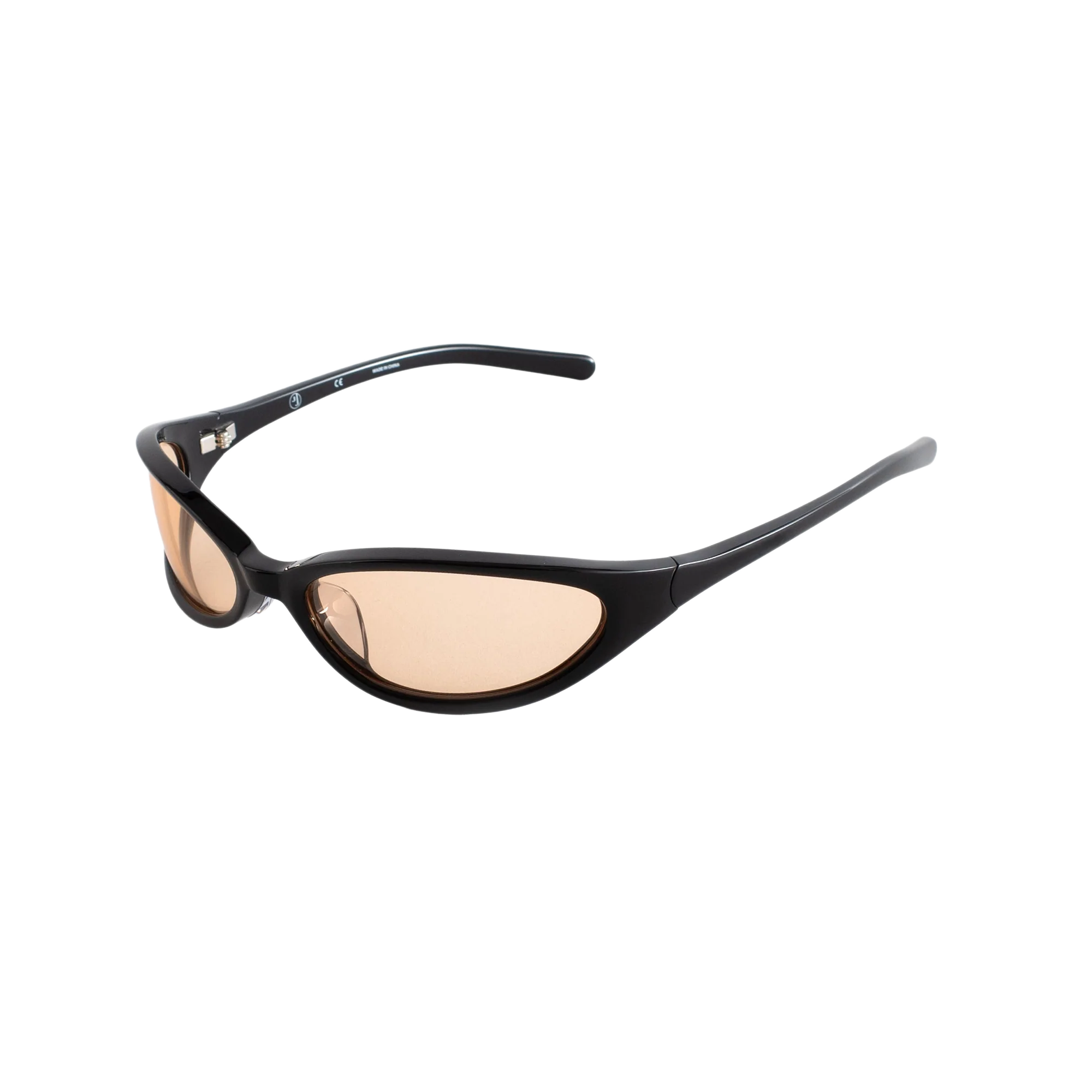 Jungles Jungles Face Slap Sunglasses Black/Yellow