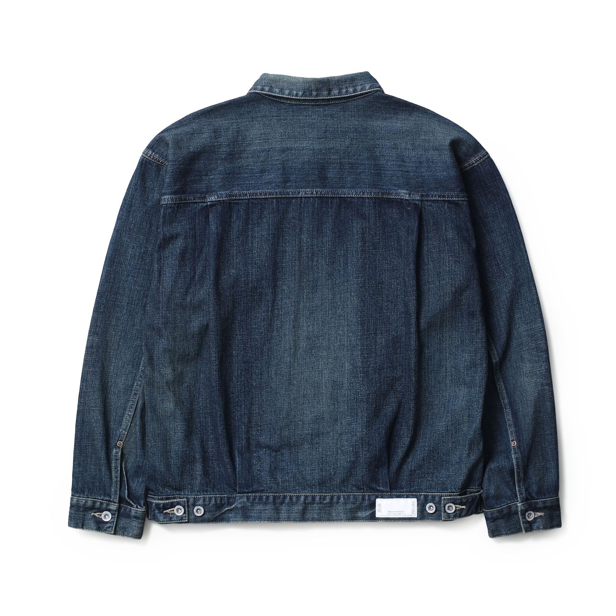 Neighborhood Washed Denim Type-2 Jacket Indigo 261XBNH-JKM02IN