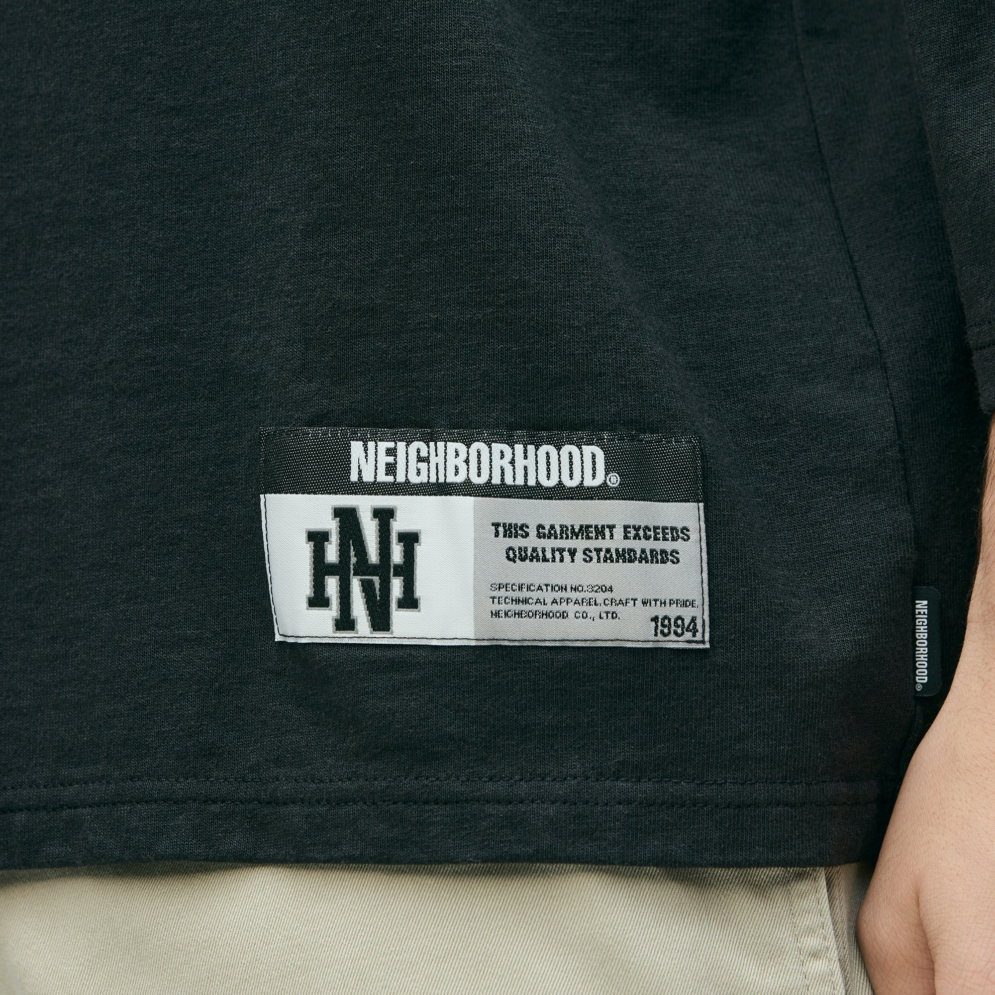 Neighborhood Football Shirt L/S Black