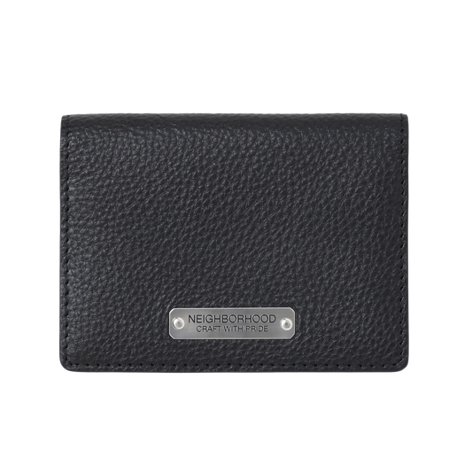 Neighborhood Leather Card Case Black 252MVNH-AC02