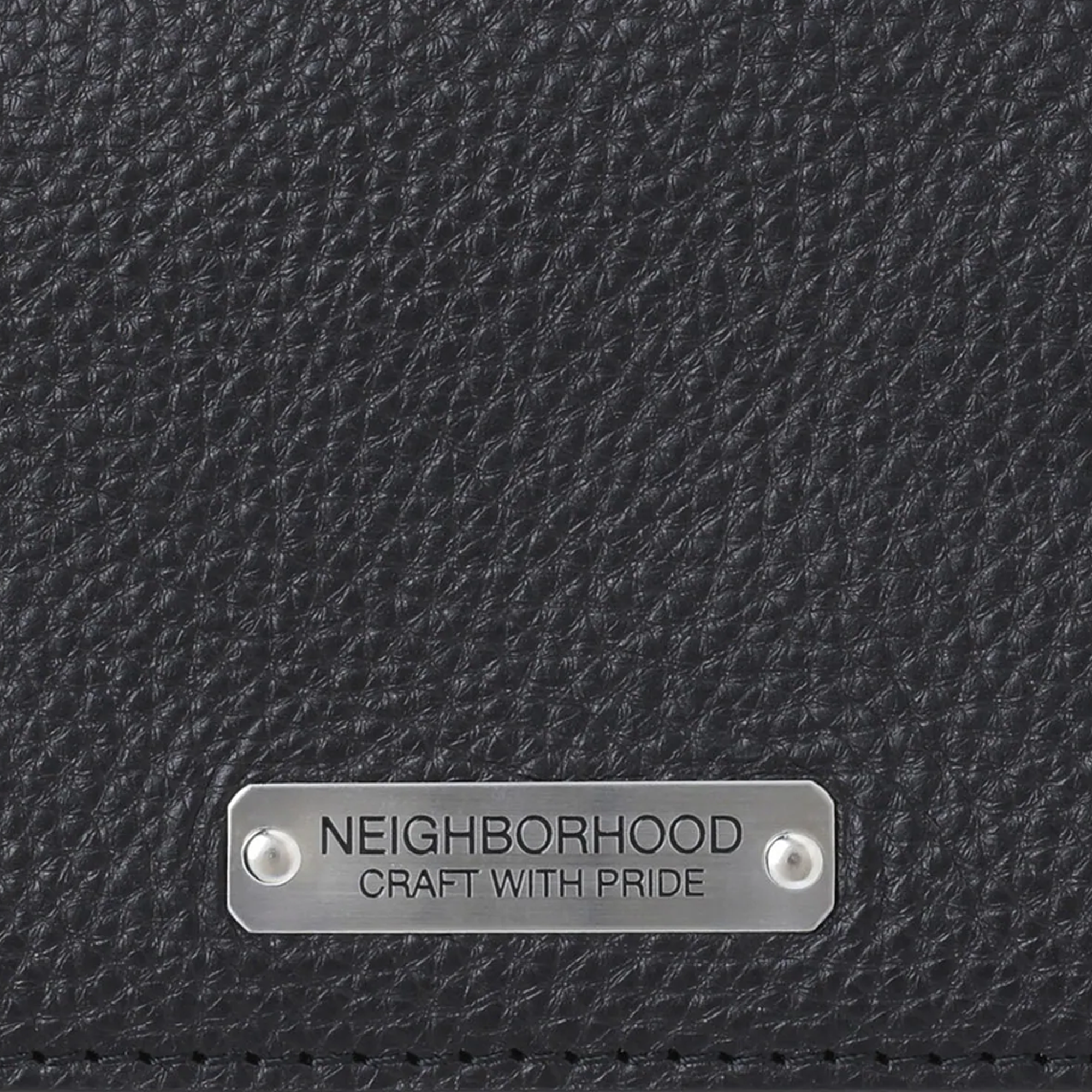 Neighborhood Leather Card Case Black 252MVNH-AC02