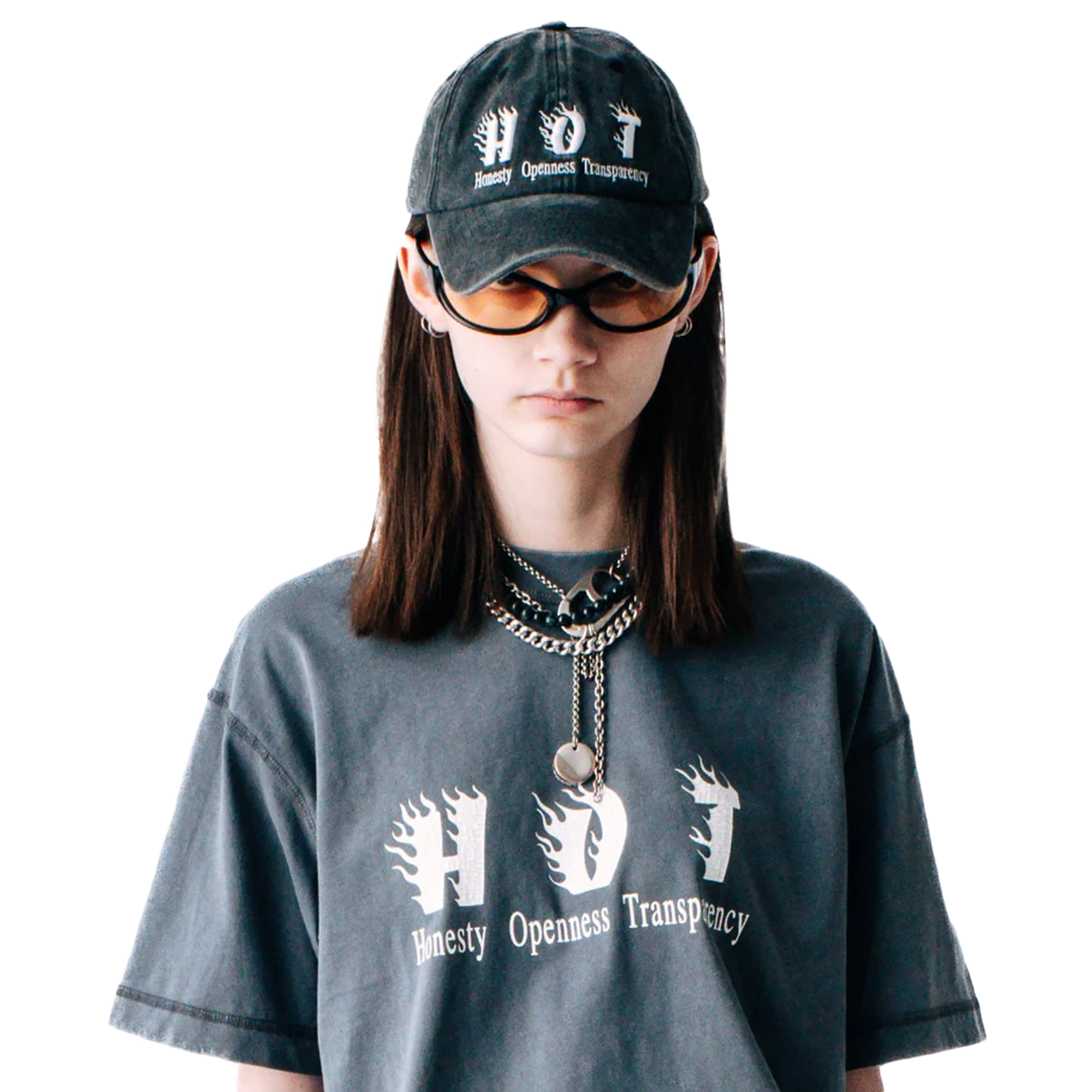Jungles Jungles Face Slap Sunglasses Black/Yellow
