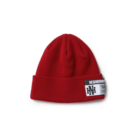 Neighborhood Beanie Red 252YGNH-HT01