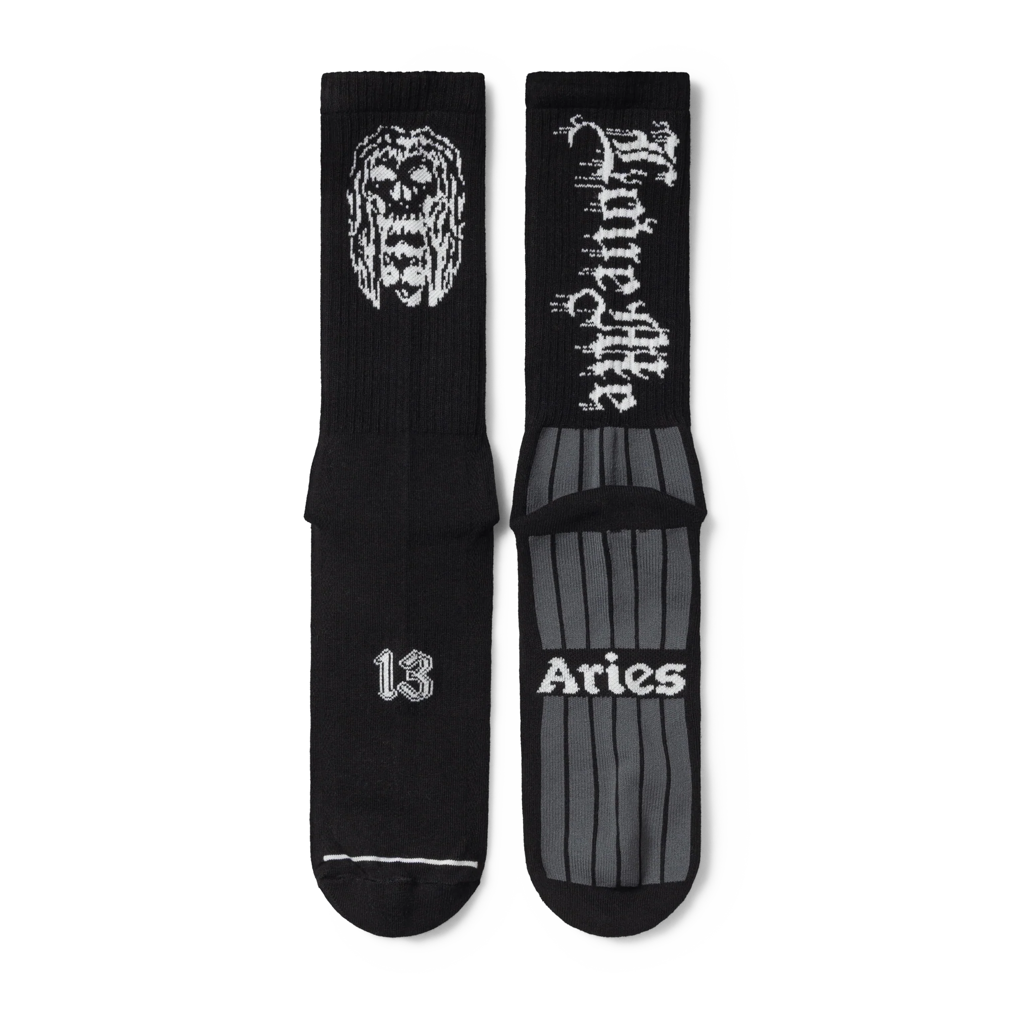 Aries Love Me Socks Black